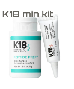K18 • Peptide Prep detox shampoo 50ml + molecular repair hair mask 5ml