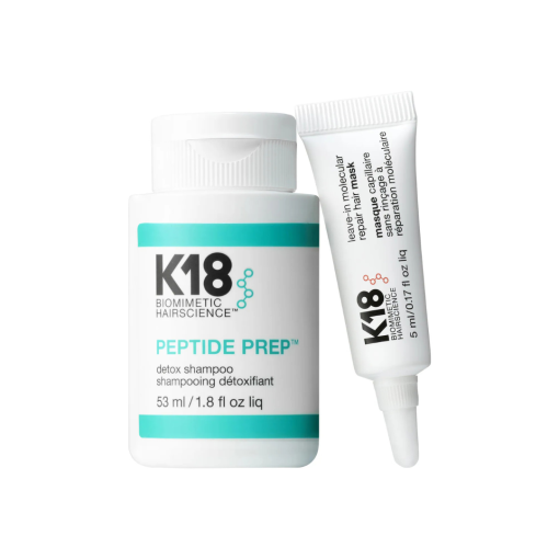 K18 • Peptide Prep detox shampoo 50ml + molecular repair hair mask 5ml