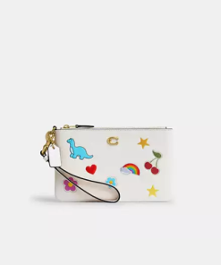 Coach • Essential Small Wristlet With Sticker Print