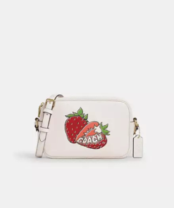 Coach • Jamie Camera Bag With Strawberry Graphic