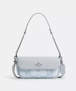 Coach • Hailey Flap Bag In Sketch Signature Canvas