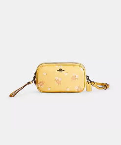 Coach • Restored Sadie Crossbody Clutch With Floral Bow Print