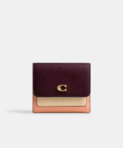 Coach • Mila Small Flap Wallet In Colorblock