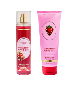 Bath & Body Works • Strawberry Pound Cake Kit