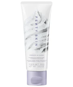 Fenty Beauty by Rihanna Cookies N Clean Whipped Clay Intensive Pore + Blackhead Face Scrub with Volcanic Sand + Charcoal