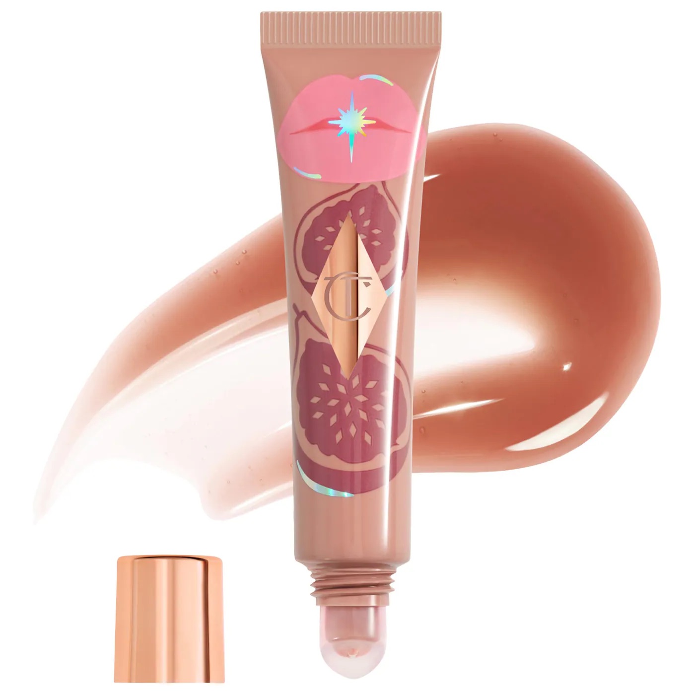 Charlotte Tilbury Unreal Lips Healthy Glow Nectar Nourishing Lip Oil with Hyaluronic Acid and Vitamin E - Image 2