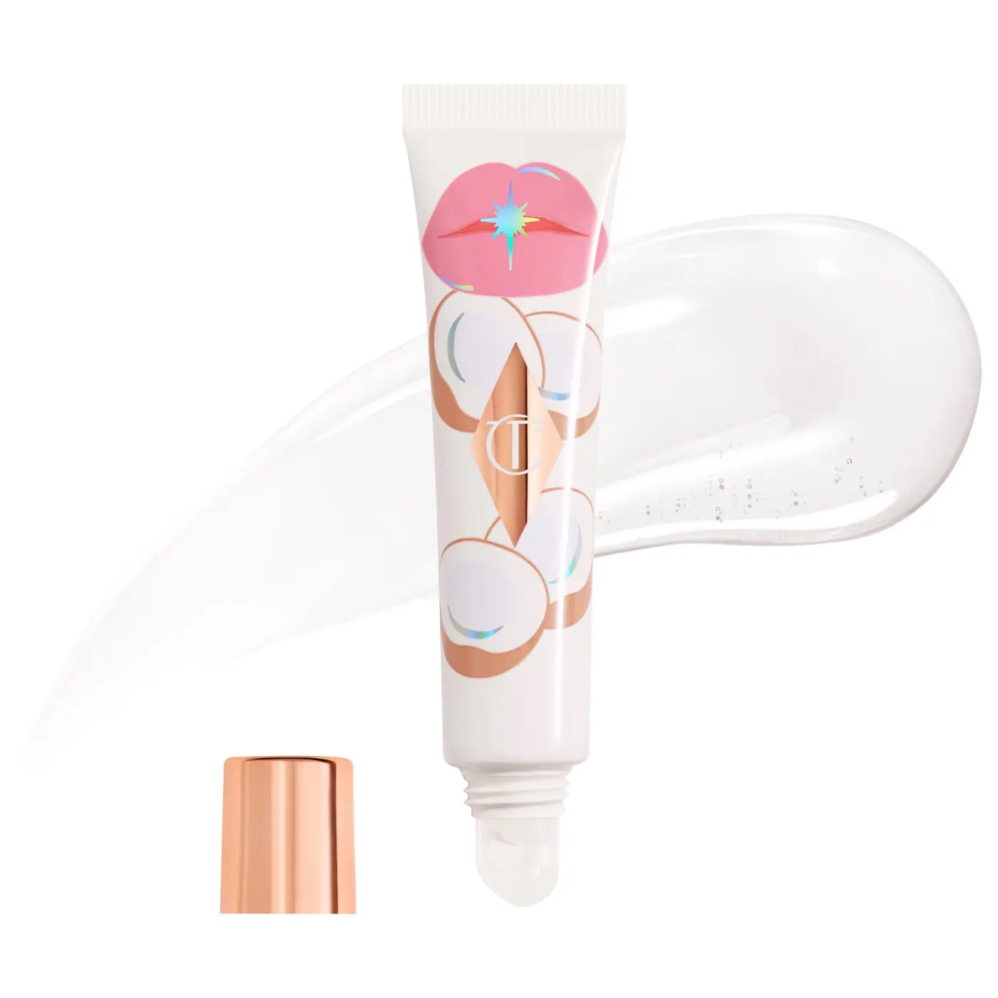 Charlotte Tilbury Unreal Lips Healthy Glow Nectar Nourishing Lip Oil with Hyaluronic Acid and Vitamin E - Image 3