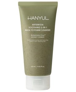 Hanyul Artemisia Soothing 2-in-1 Mask to Foam Cleanser with Hyaluronic Acid + BHA