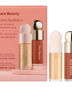 Rare Beauty by Selena Gomez Mini Warm Radiance Blush & Luminizer Duo​ Makeup Gift Set