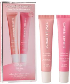 Summer Fridays Sweet Pink Duo with Birthday Cake + Strawberry Soft Serve Lip Butter Balm