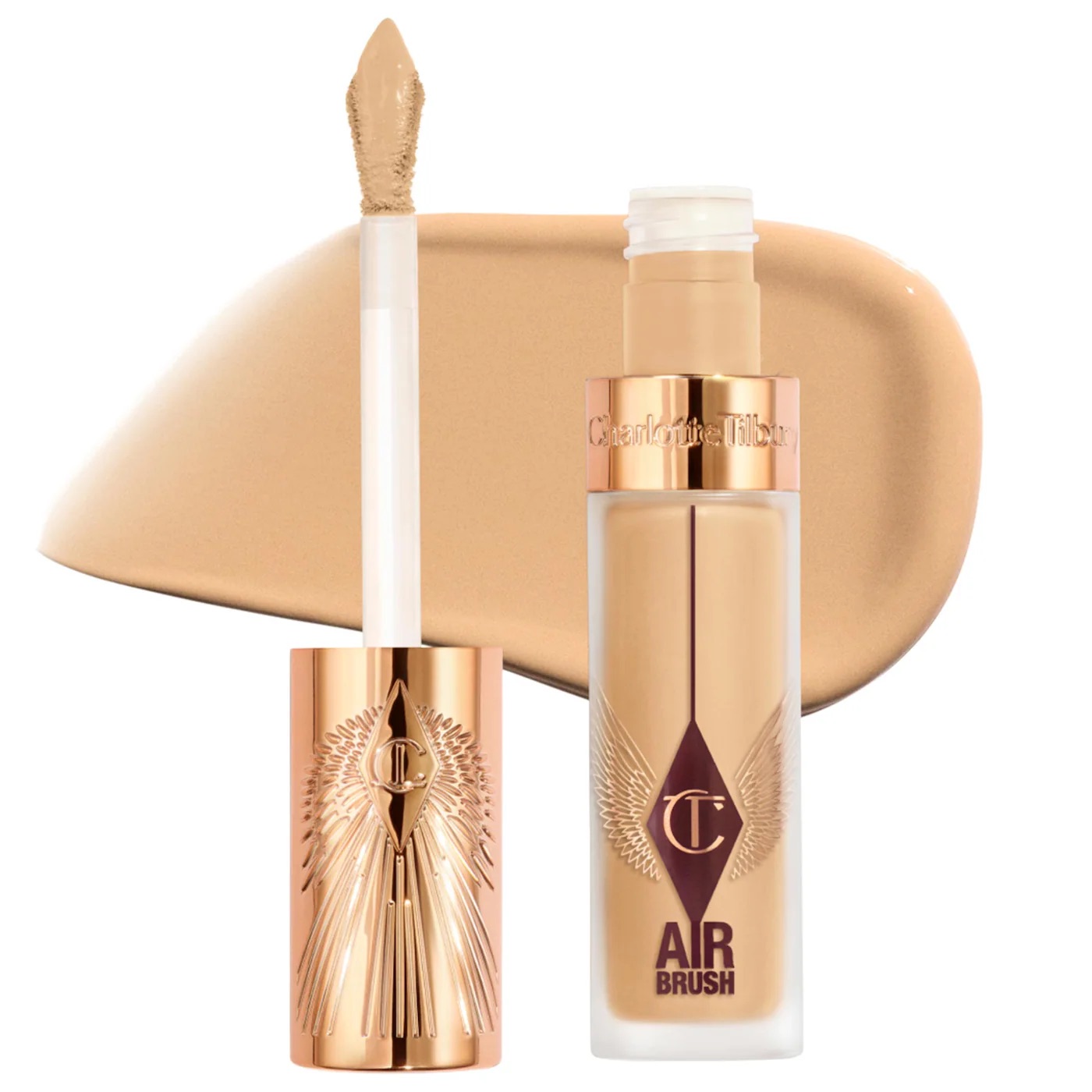 Charlotte Tilbury Airbrush Flawless Crease-Proof Long-Wear Blur Concealer with Hyaluronic Acid