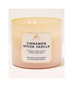 Bath and Body Works • Cinnamon Spiced Vanilla Vela 3 mechas