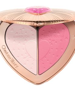 Charlotte Tilbury Pillow Talk Beauty Soulmates Airbrush Flawless Finish Brightening and Blush Powder Palette