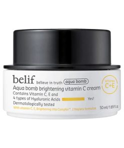 belif Aqua Bomb Brightening Vitamin C Cream with Hyaluronic Acid
