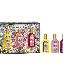 Gucci Mini Flora Gorgeous Collection Perfume Sampler Gift Set