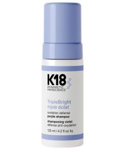 K18 Biomimetic Hairscience TripleBright Oxidation Defense Purple Shampoo Foam 125ml