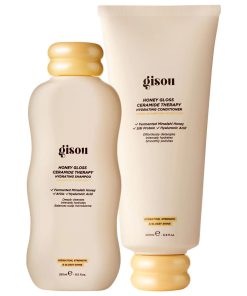 Gisou Honey Gloss Ceramide Therapy Hydrating Shampoo & Conditioner Duo