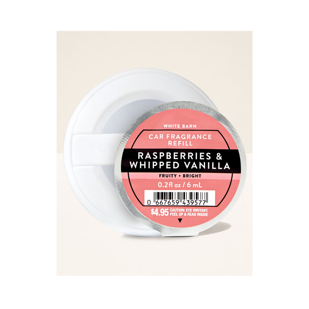 Bath & Body Works • Ambientador para carro Raspberries & Whipped Vanilla