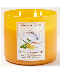 Bath & Body Works • Sweet Tea & Lemonade Vela 3 mechas