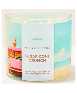 Bath & Body Works • Sugar Cone Crunch Vela 3 mechas