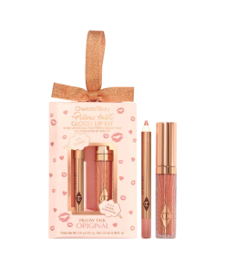 Sephora • Charlotte Tilbury Mini Pillow Talk Glossy Lip Duos en tono Original Pillow Talk