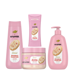 Crumbl x Dove • Limited Edition Body Care Gift Set Strawberry