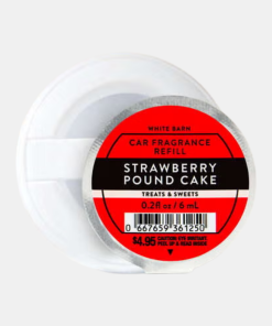 Bath & Body Works • Ambientador para carro Strawberry Pound Cake (rojo)