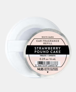 Bath & Body Works • Ambientador para carro Strawberry Pound Cake (rosa)