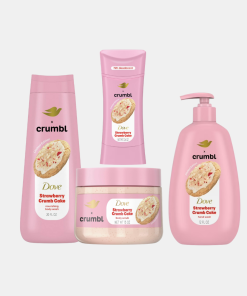 Crumbl x Dove • Limited Edition Body Care Gift Set Strawberry