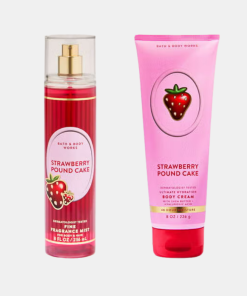 Bath & Body Works • Strawberry Pound Cake Kit