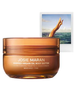 JOSIE MARAN  Always Nude (Unscented) - Whipped Argan Oil Refillable Firming Body Butter Jar