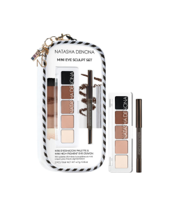 NATASHA DENONA  Mini Eye Sculpt Eyeshadow Palette & Eye Crayon Pencil Duo Makeup Gift Set