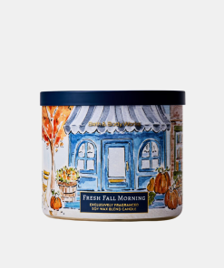 Bath & Body Works • Fresh Fall Morning vela 3 mechas