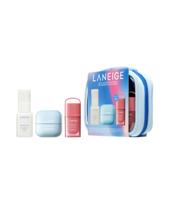 LANEIGE  Tint & Glow Mini Korean Skincare + JuicePop Box Lip Tint Gift Set