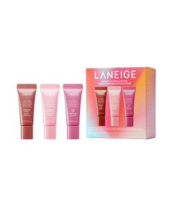 LANEIGE  Glassy Lip Minis 3 Pc. Glaze Craze Tinted Peptide Lip Serum Gift Set