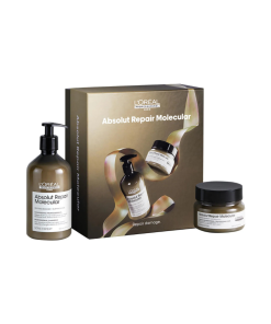 L'Oréal Professionnel  Absolut Repair Molecular Shampoo & Hair Mask Gift Set For Bond Building