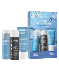 Paula's Choice  Mini Must-Haves with 2% BHA Exfoliating Toner, Foaming Cleanser, & SPF 50