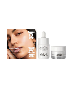 point of view.  mini jet (k)it duo skincare gift set