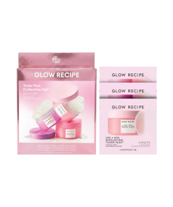 Glow Recipe  Korean Toner Pad Collection Gift Set for Pores, Dark Spots, and Skin Barrier Repair