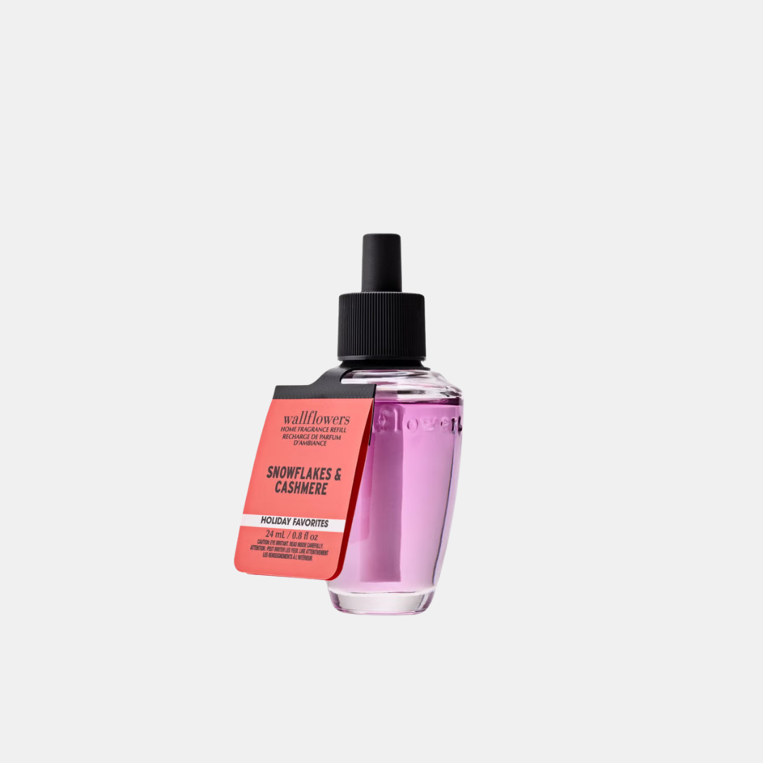 Bath and Body Works • Snowflakes & Cashmere Fragancia para Wallflower