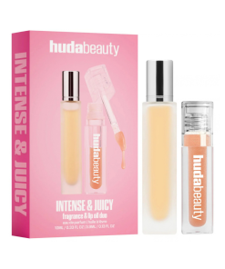 HUDA BEAUTY  Intense & Juicy Fragrance & Lip Oil Duo