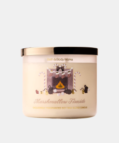 Bath & Body Works • Marshmallow Fireside vela 3 mechas