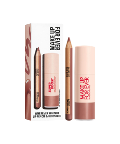 MAKE UP FOR EVER  Mini Artist Color Pencil Lip Liner & Full Size Super Boost Lip Gloss Kit