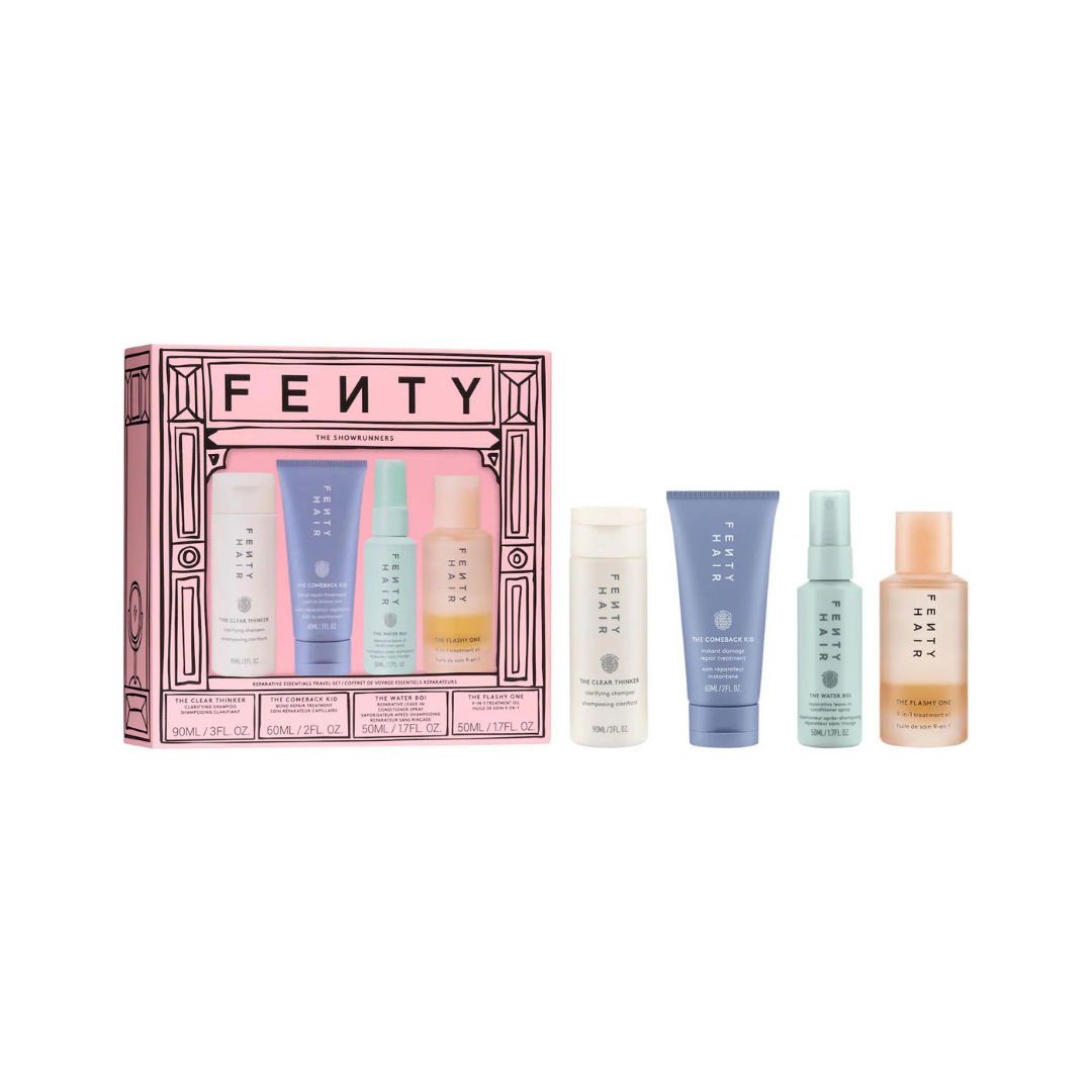 Fenty Beauty by Rihanna The Showrunners 4-Piece Reparative Mini Hair Gift Set