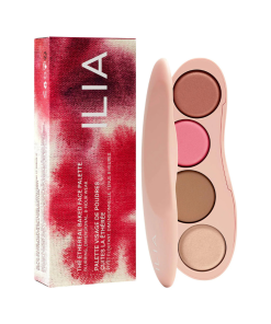 ILIA  The Ethereal Baked Face Palette - Bronzer, Highlighter & Blush With 8-Hour Wear