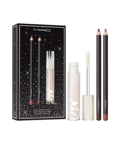 MAC Cosmetics  Line + Shine Hydrating Glossy Lip Trio Gift Set