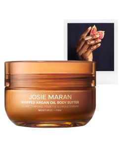 JOSIE MARAN  Bohemian Fig - Whipped Argan Oil Refillable Firming Body Butter Jar