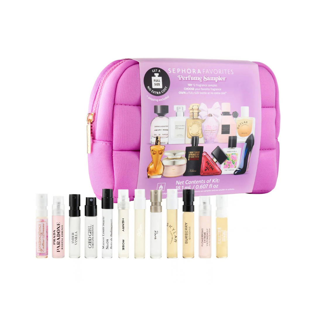 Sephora Favorites Perfume Sampler Set with Floral & Vanilla Perfumes