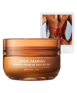 JOSIE MARAN  Golden Hour (Amber, White Musk) - Whipped Argan Oil Refillable Firming Body Butter
