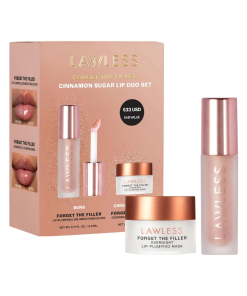 LAWLESS  Forget the Filler Cinnamon Sugar Lip Duo Gift Set